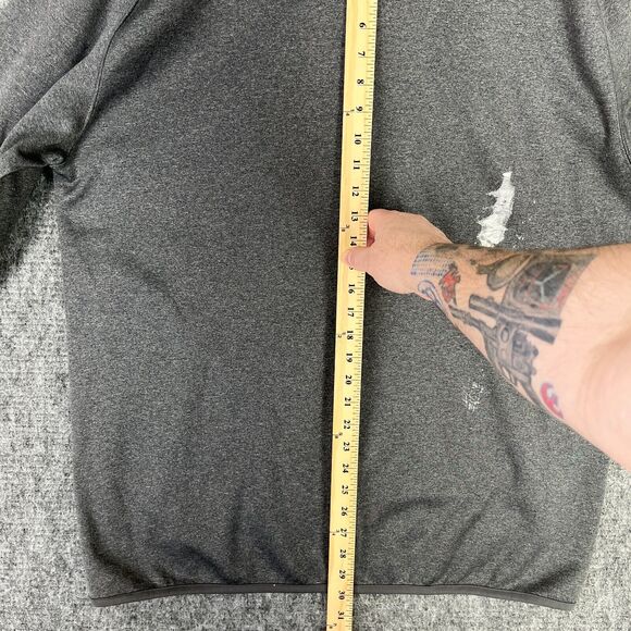 AFTCO Sweater Mens XXL Gray Vista Performance Tech Fleece Fishing Gear Pullover - Picture 5 of 6